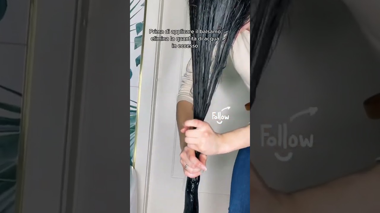 ❌NON FARE QUESTO ERRORE CON IL BALSAMO❌!!!CAPELLI MORBIDI E SENZA NODI #hairtips #hairtipsandtricks