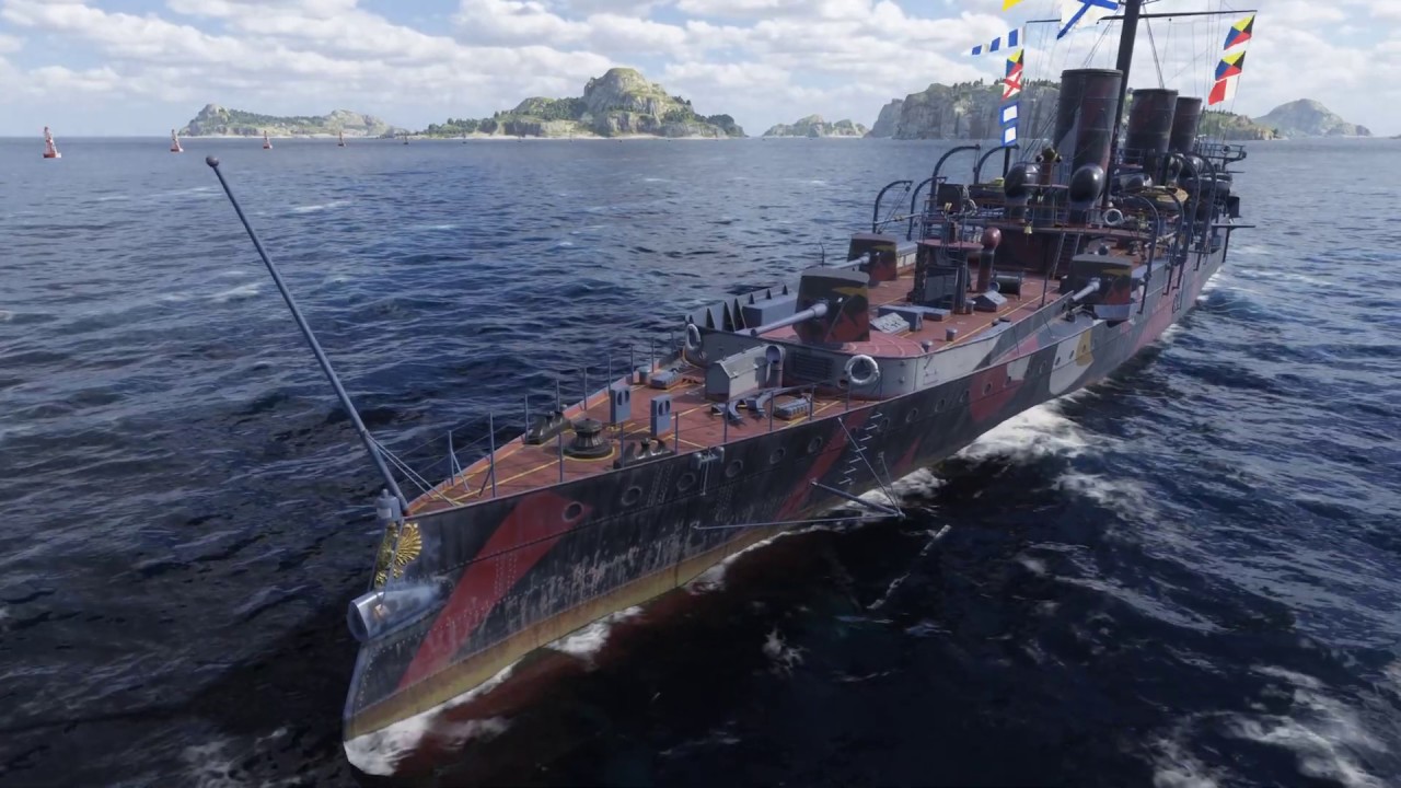 World of Warships - II NOVIK VMF D 2nd Co-op PvE &ndash; Std. Battle &ndash; ISLANDS