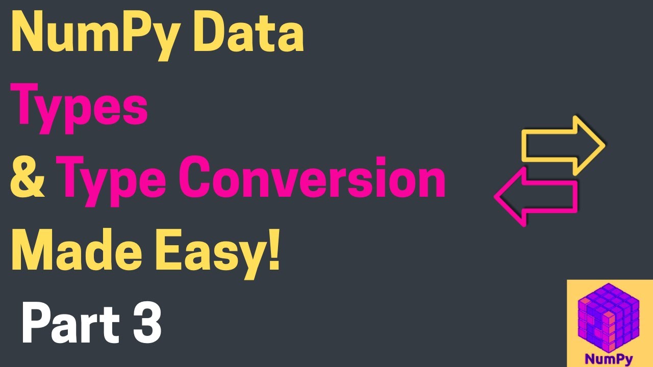 NumPy Data Types Explained | Type Casting Made Super Simple!