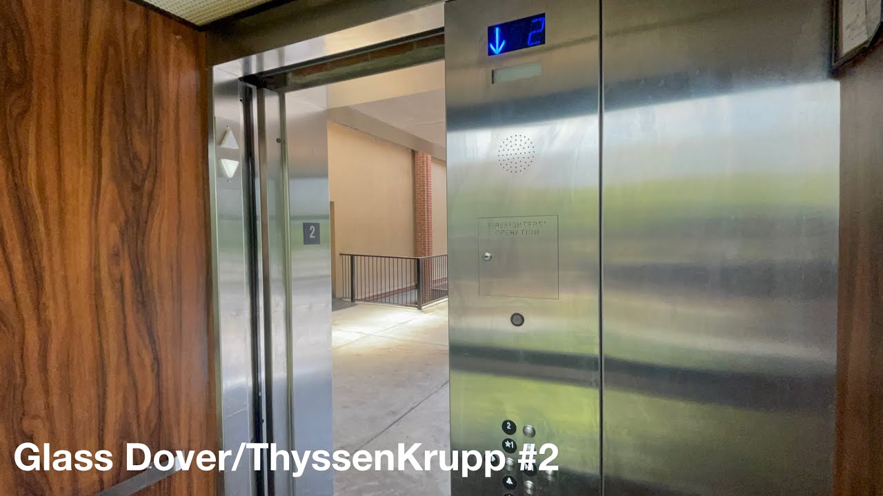 Glass Dover (modernized by ThyssenKrupp) Hydraulic Elevator #2 @ Uptown Greenwood in Greenwood, SC