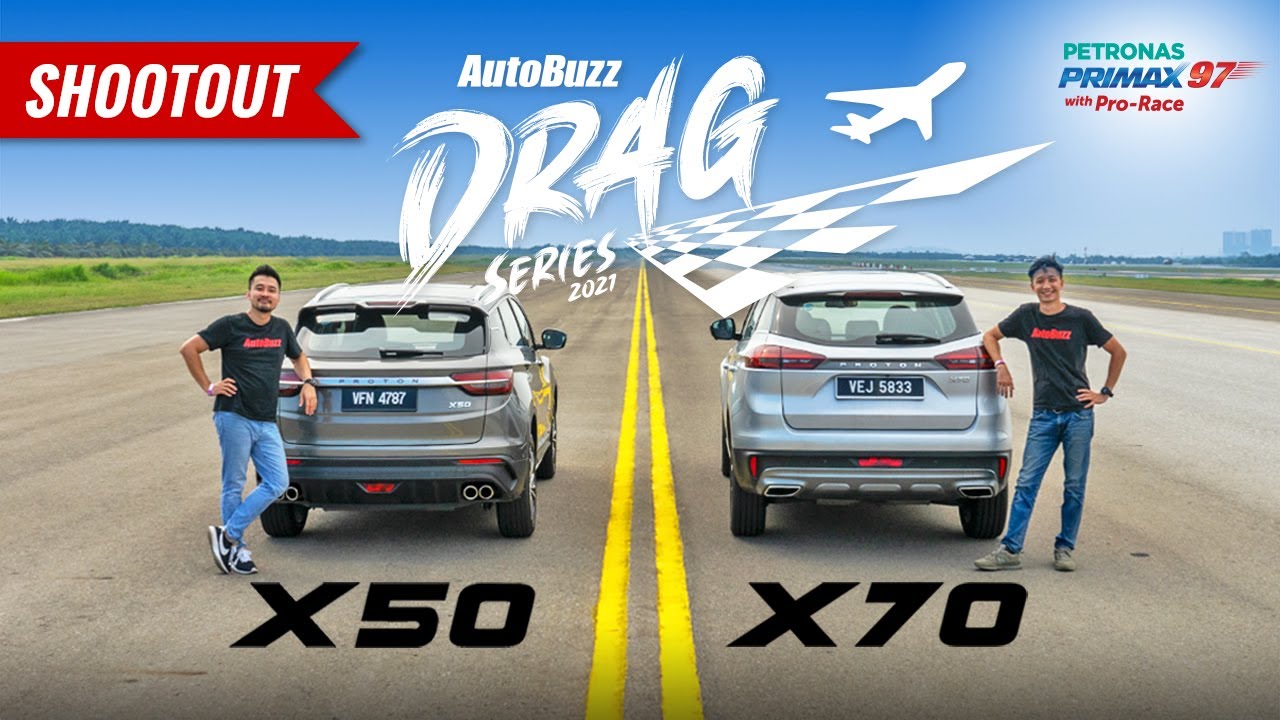 Drag Race: Proton X70 vs Proton X50 on KLIA runway - AutoBuzz.my