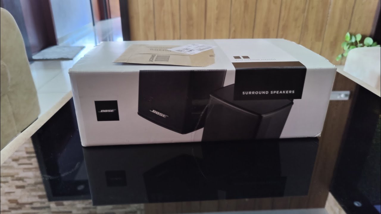 Bose rear surround Speaker unboxing review