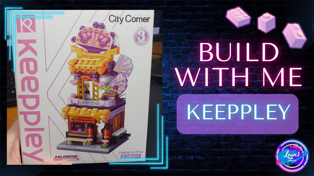 Создаёте самую красивую альтернативу LEGO? 🪭 Быстрая сборка складного веера Keeppley.