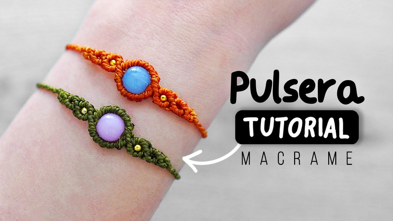 Cómo hacer una Pulsera de Macramé SENCILLA 🌊 Diseño de Playa Waterproof