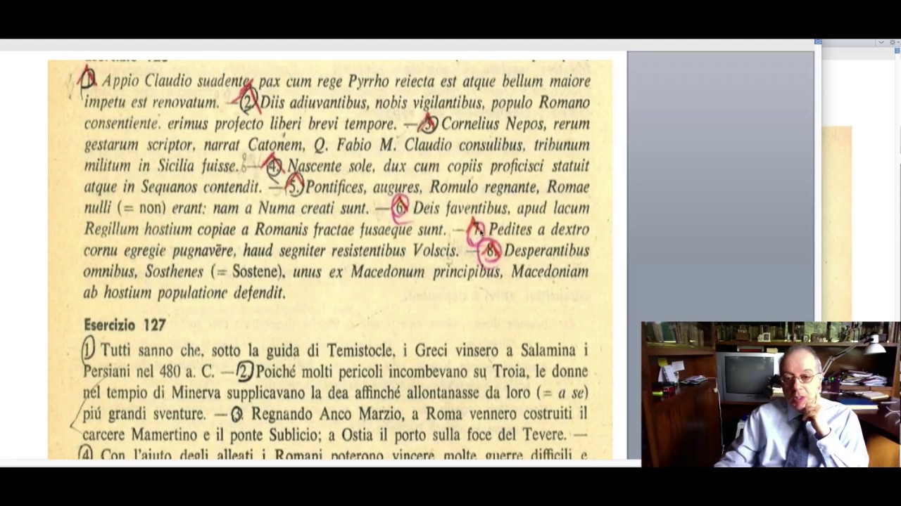 Latino da capo o da zero: Lectio XXXVIII. Verbo 