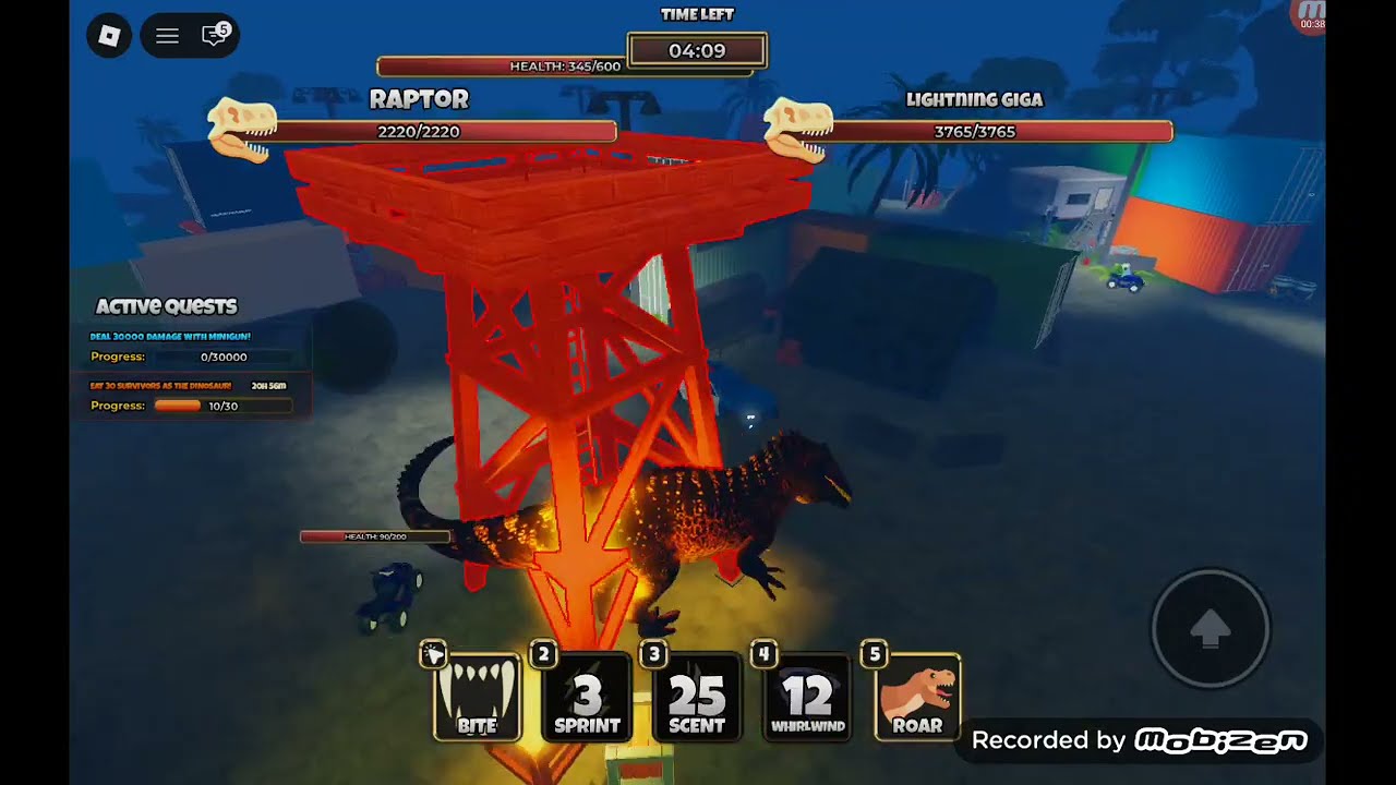 Vencendo mais um Double Trouble de Giga com o Raptor (e matando um burro de Hyper) - Primal Pursuit