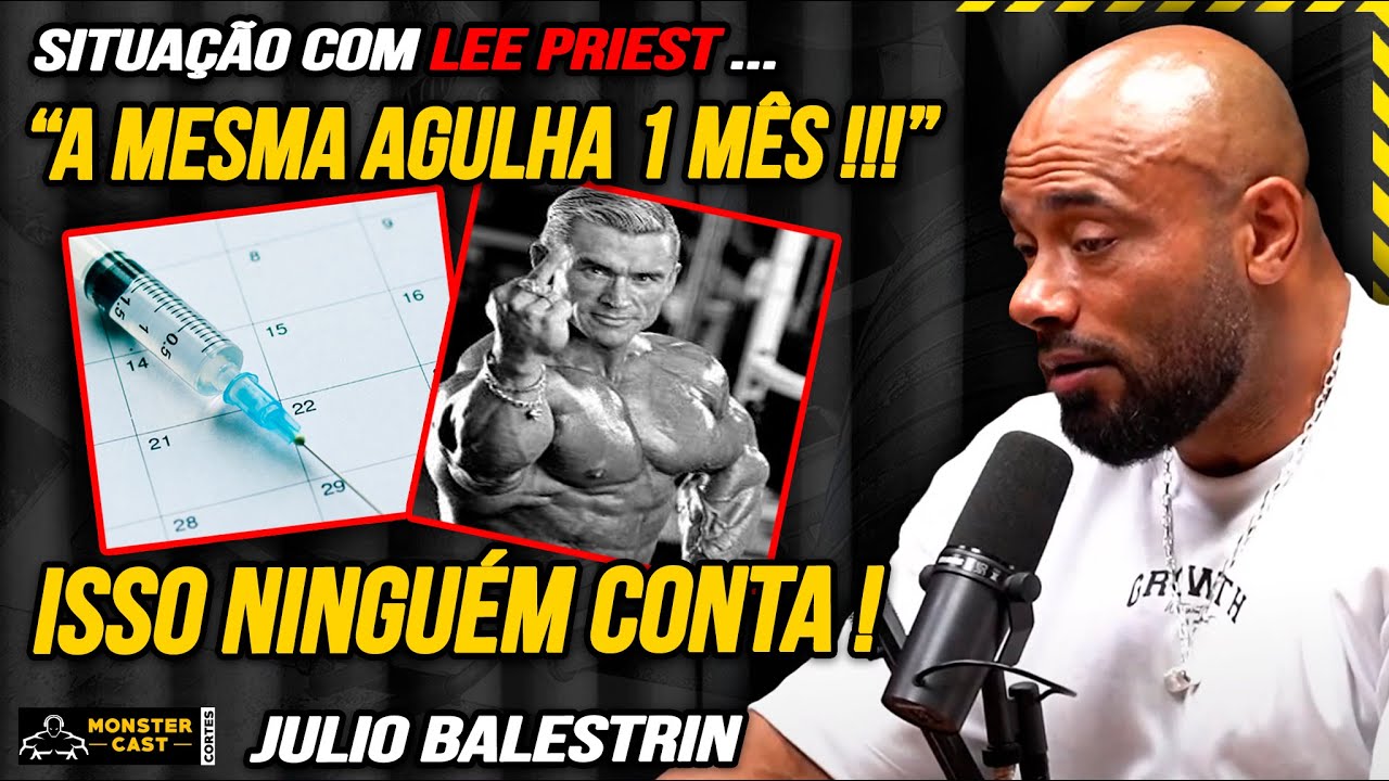 A MESMA AGULHA POR 1 MÊS !? JÚLIO BALESTRIN E LEE PRIEST ANTIGAMENTE !!!