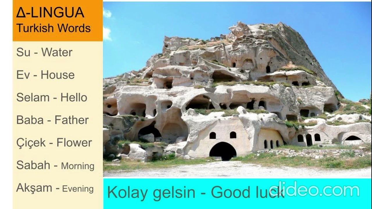 Δ- LINGUA : Turkish Language  - Turkish Words ( Lesson # 3 )