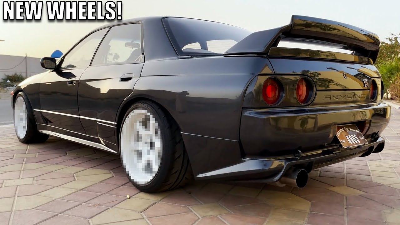 NEW WHEELS FOR THE R32 SKYLINE!!
