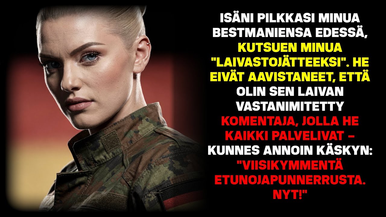 Isäni pilkkasi minua miehistönsä edessä – he eivät tienneet, että olin heidän pomonsa.