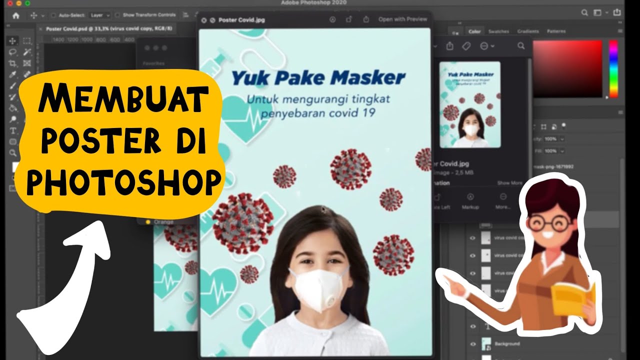 MEMBUAT POSTER - Tutorial Membuat Desain Poster Digital Menggunakan Adobe Photoshop