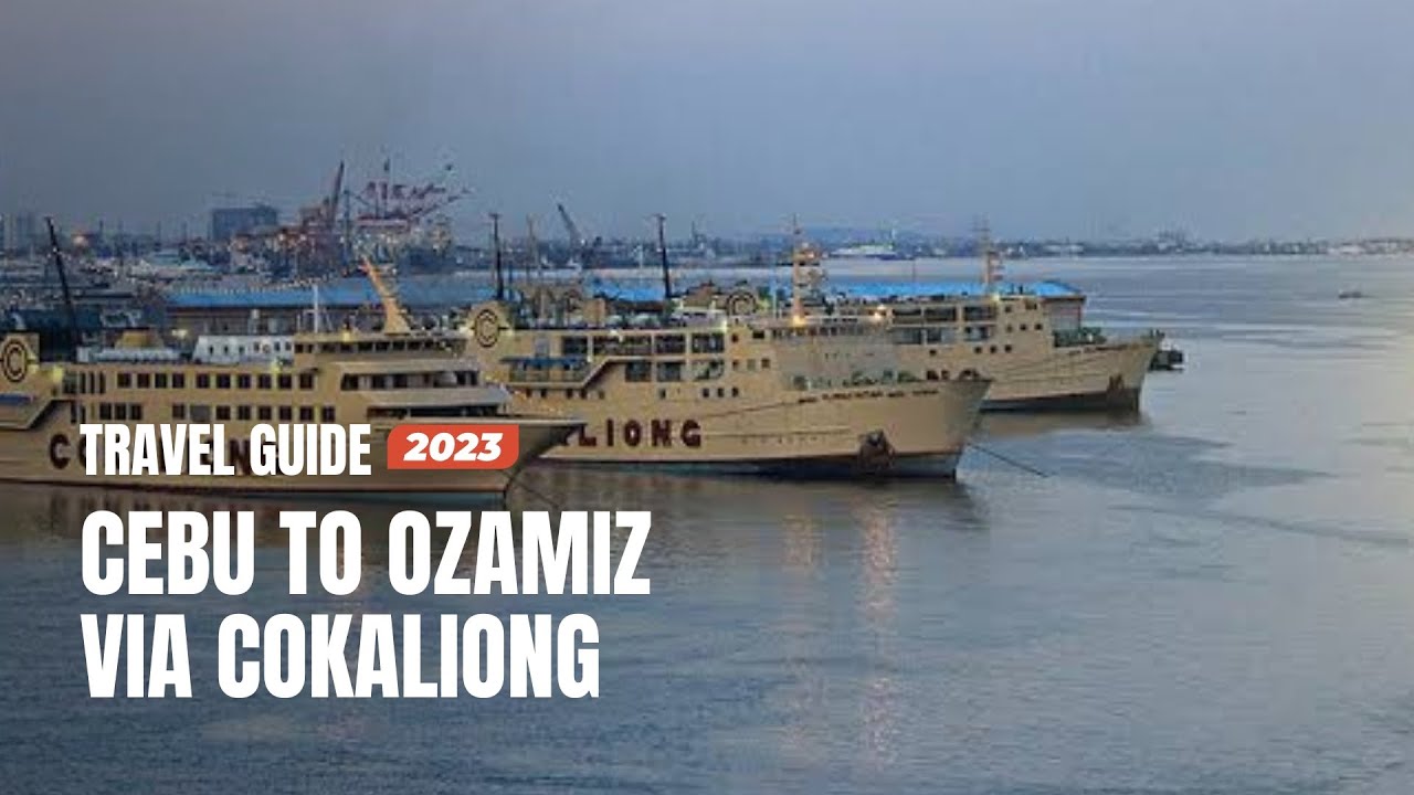 🇵🇭 [4K] Sea Travel: Cebu to Ozamiz via Cokaliong Shipping Lines | Travel Guide 2023 | Walking Tour