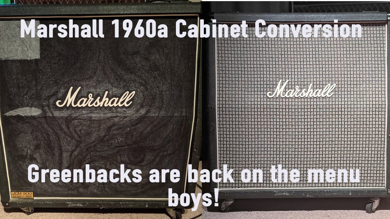 Marshall 1960A vs Marshall 1960AX  Mojotone Watchtower Greenback Speakers
