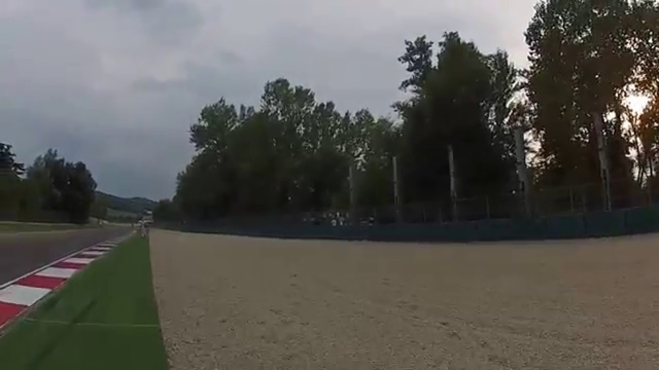 Imola F1 Racetrack Tamburello corner Ayrton Senna's crash site - Italy
