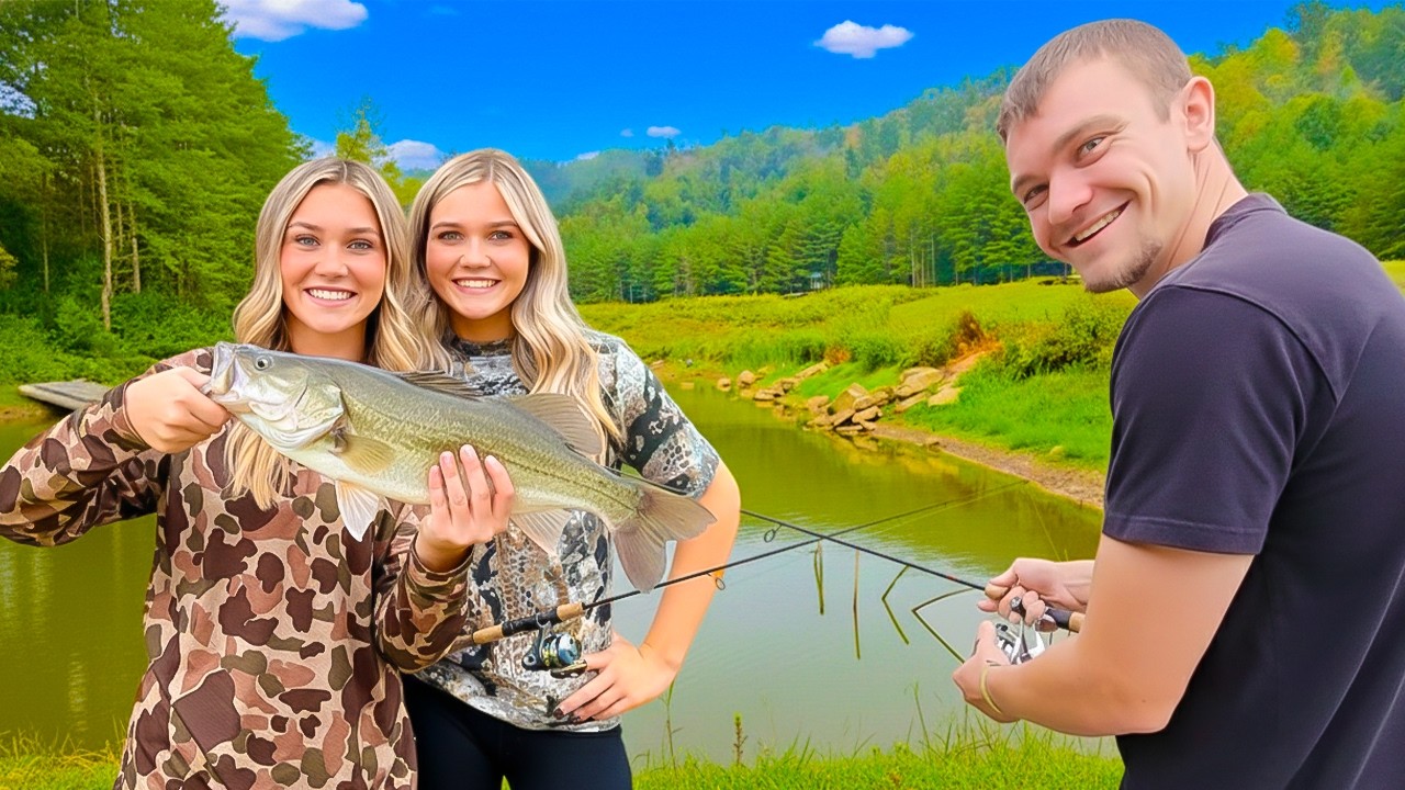 We challenged Kendall Gray to a fishing contest!