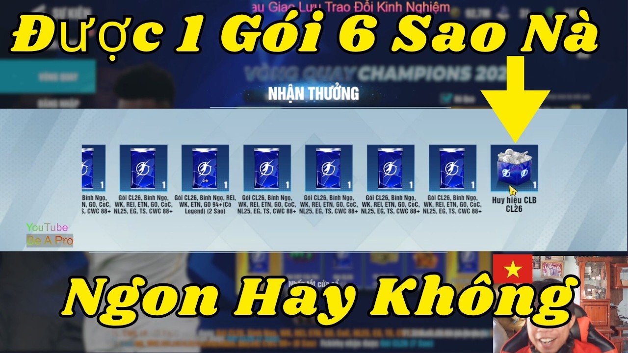 Gới Sự Kiện CL26 Be A Pro Football