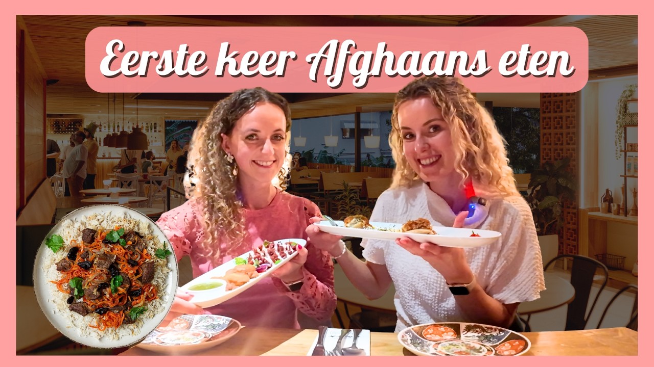 Eerste keer AFGHAANS ETEN in Utrecht! 🇦🇫🍽 - Dumplings, naanbrood & Afghaans ijs?? 🤔