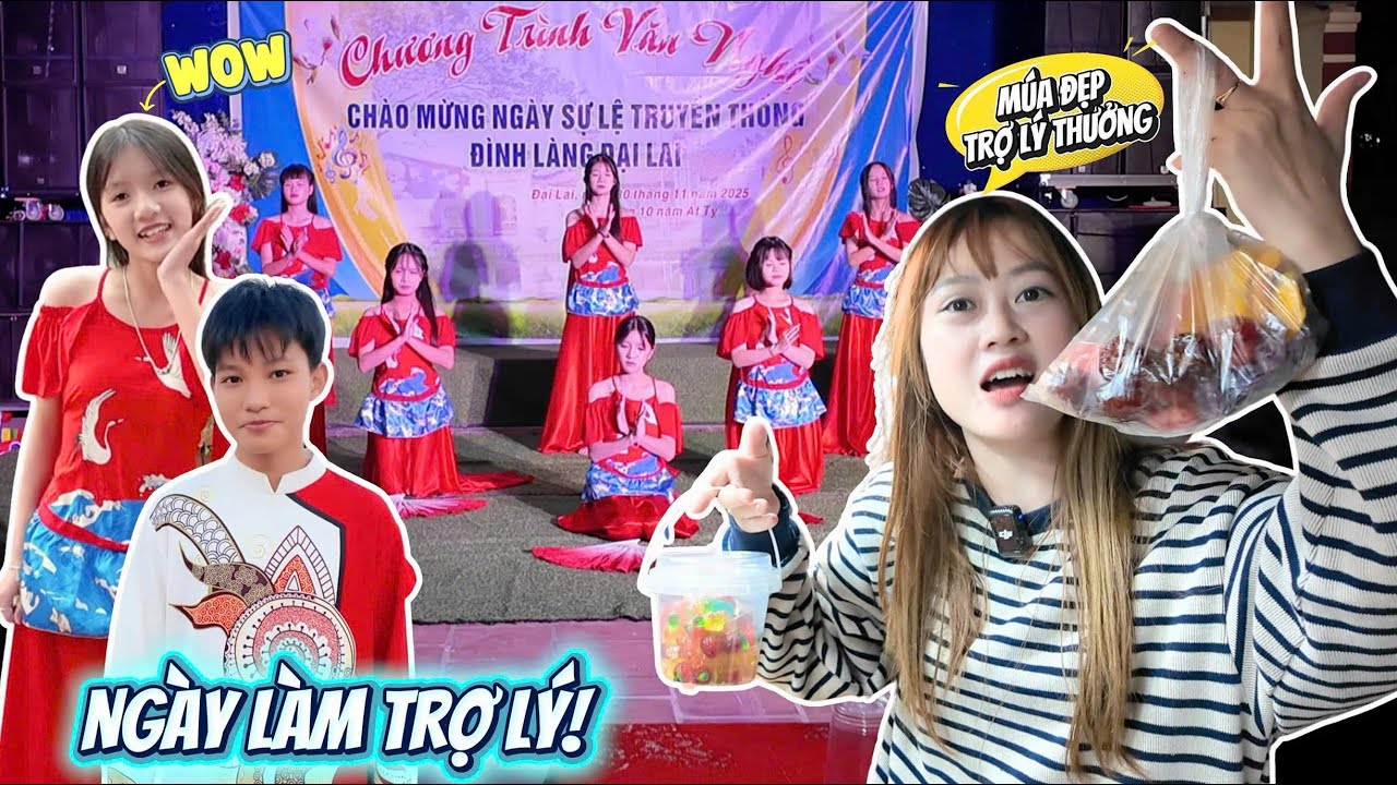 😄 Một Ngày Mẹ Hà Hí Làm Trợ Lý Cho Cua – Theo Lớp Cua Đi Lưu Diễn Văn Nghệ Trong Xã