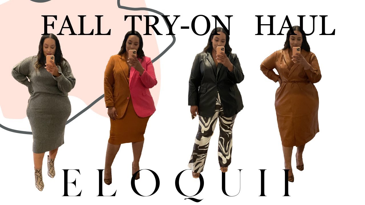 Eloquii Fall Try-On Haul - Plus Size Fall Looks