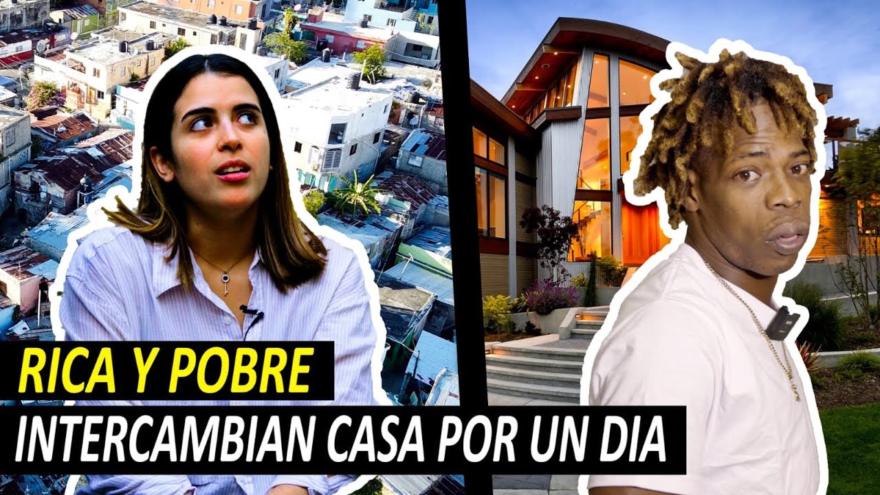 RICO Y POBRE INTERCAMBIAN CASA POR UN DÍA 🥵 | Final inesperado !
