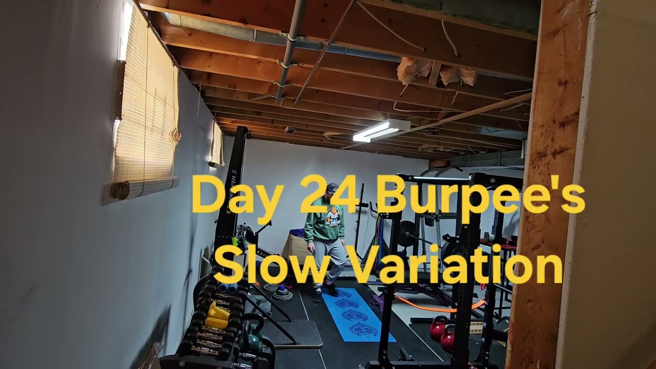 February 4 2026 Day 24 of the 60-day Burpee Challenge Finisher Bench Press 