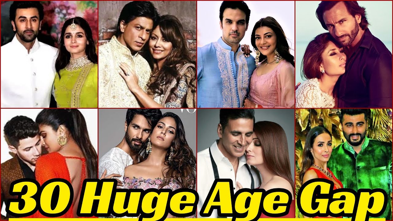 30 Bollywood Couple Huge Age Gap | Most Age Difference Couple In India