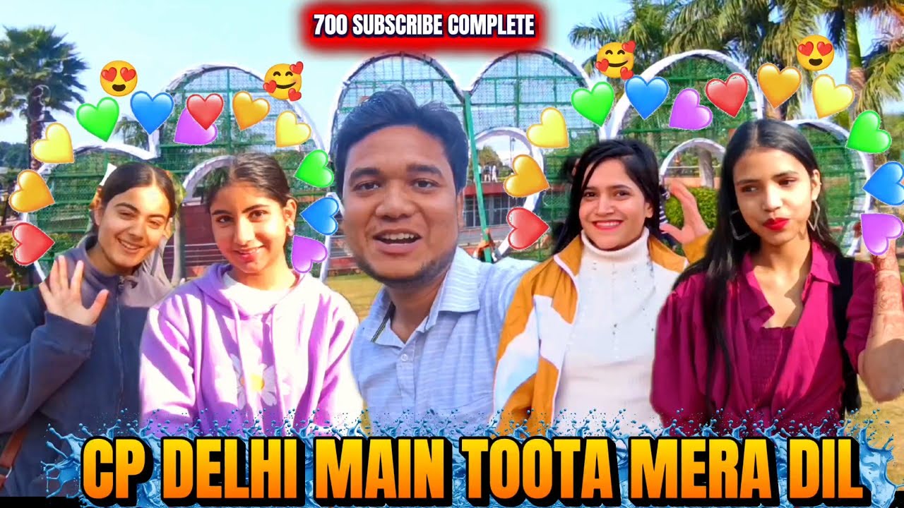 Cp Delhi Main Toota Di😡😭l // my new vlog cute girl reaction vlog// vivek Dada Vlogs// love story 