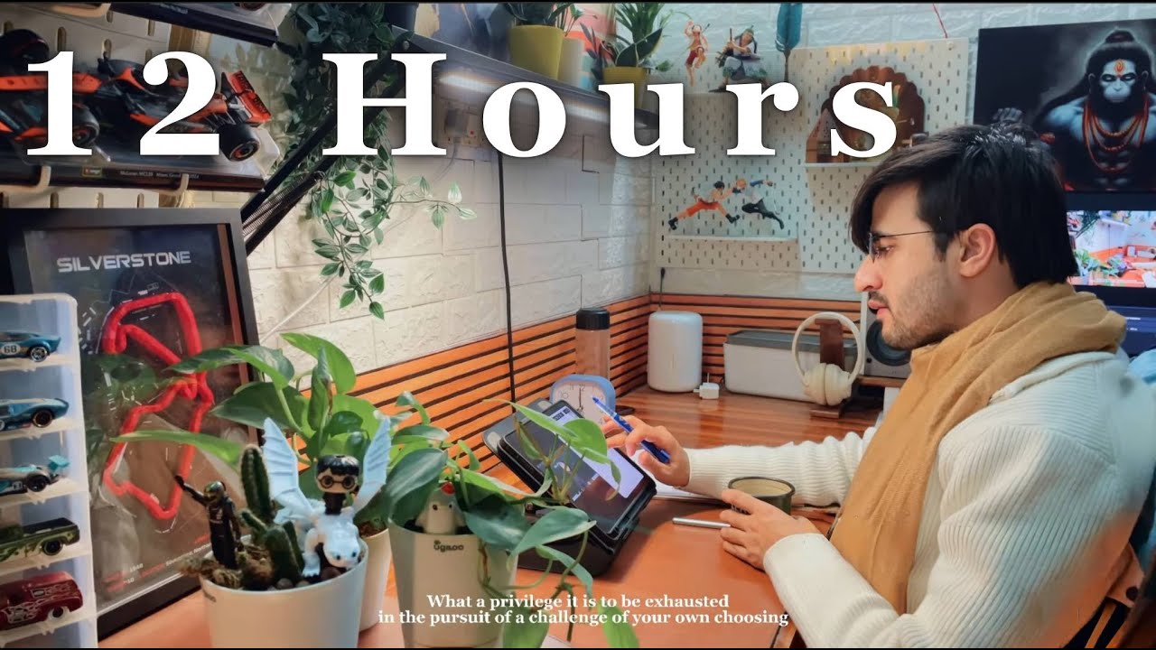 Live Study with me 12 hours | Working UPSC Aspirant |