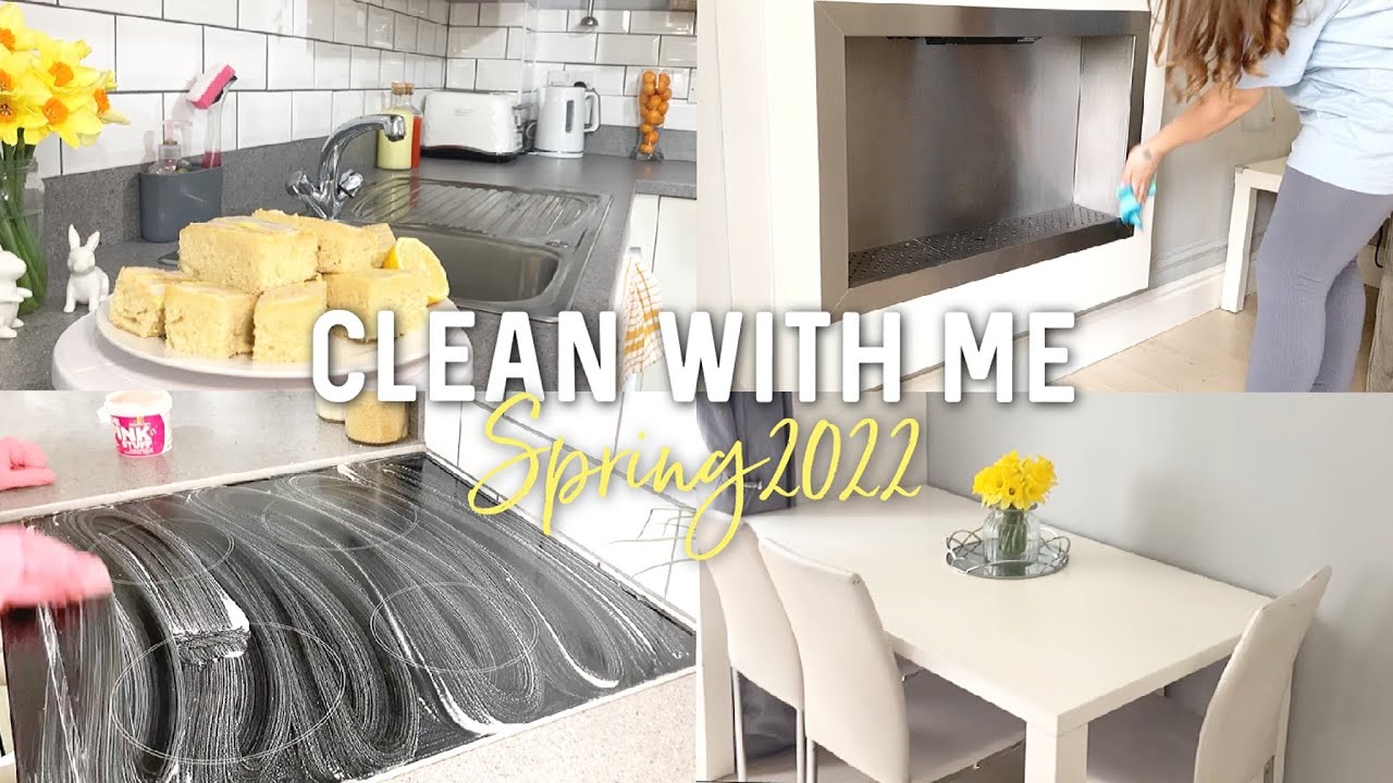 CLEAN WITH ME | SPRING CLEANING MOTIVATION |+ RECIPE🍋 #springcleaning