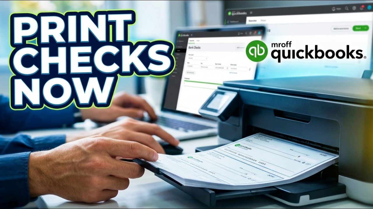 Легко печатайте чеки в QuickBooks [Быстрый старт]
