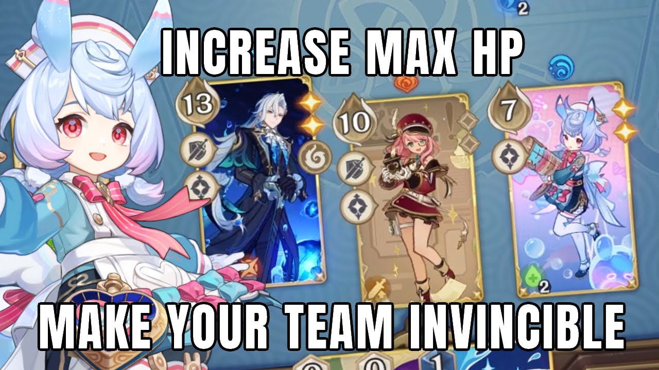 Sigewinne Has TOP TIER Healing and Increases Character's MAX HP | Genshin TCG