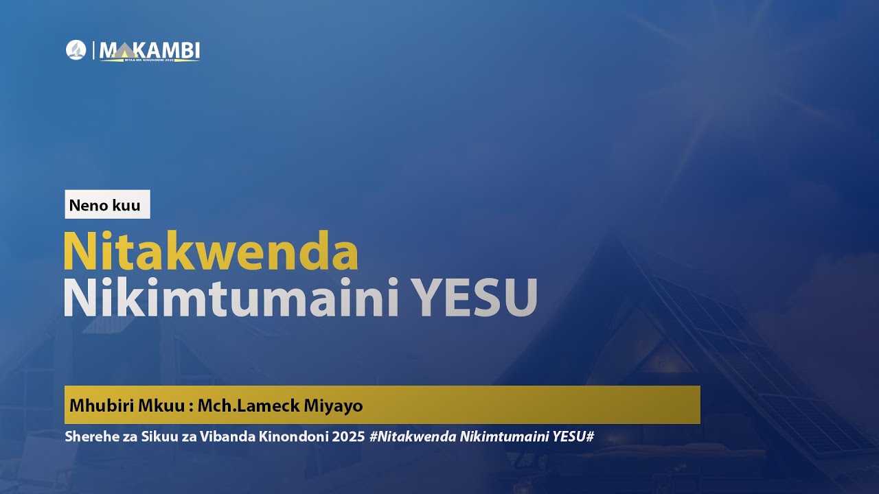 #LIVE: MAKAMBI MTAA WA KINONDONI | 2025 | SIKU YA SABA (JIONI)