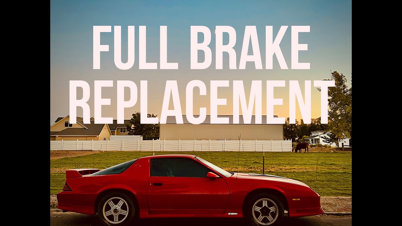 1991 Camaro (3rd gen) Complete Brake Service