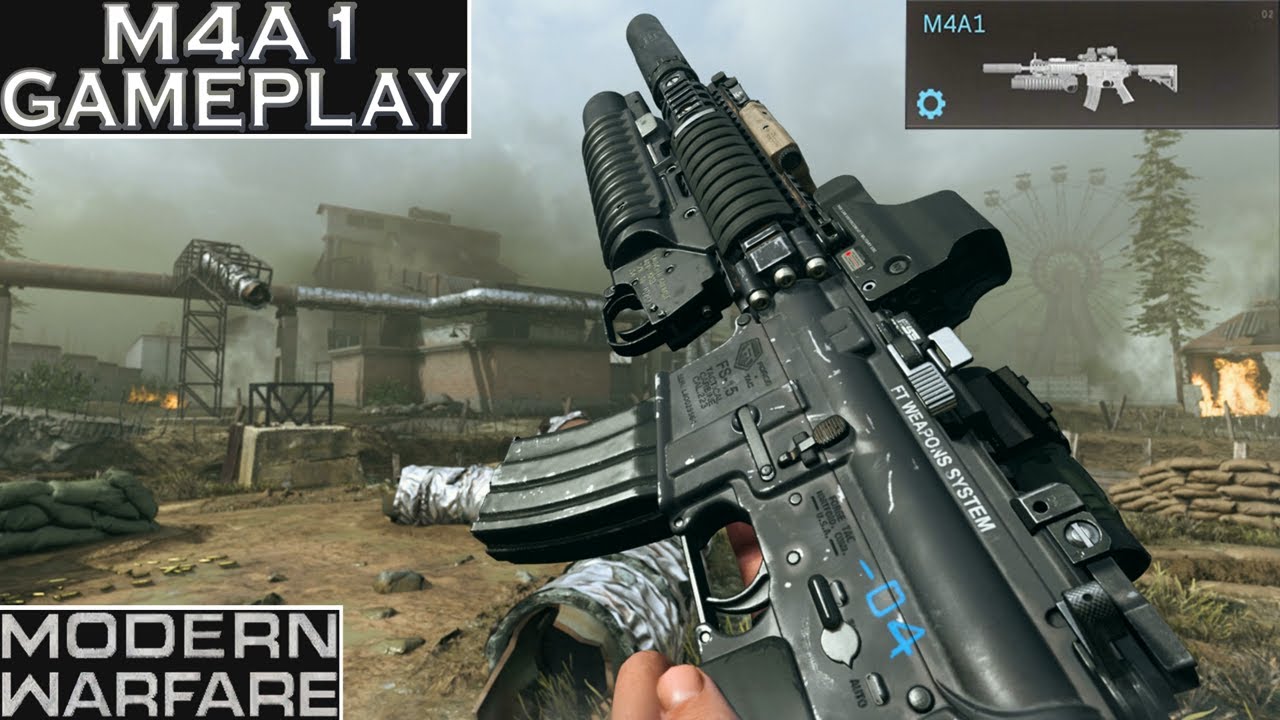 Modern Warfare M4A1 Gameplay
