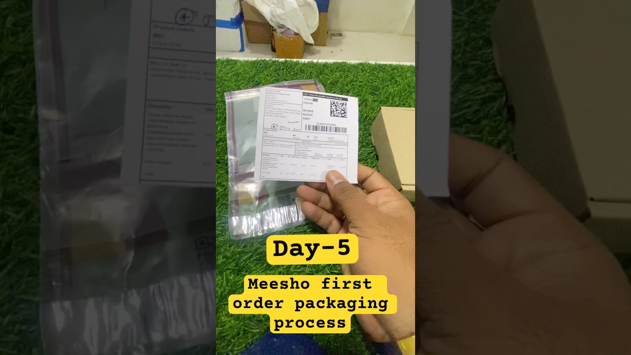 meesho first order kaise pack karen | Meesho order process 💼📦 #meeshoseller