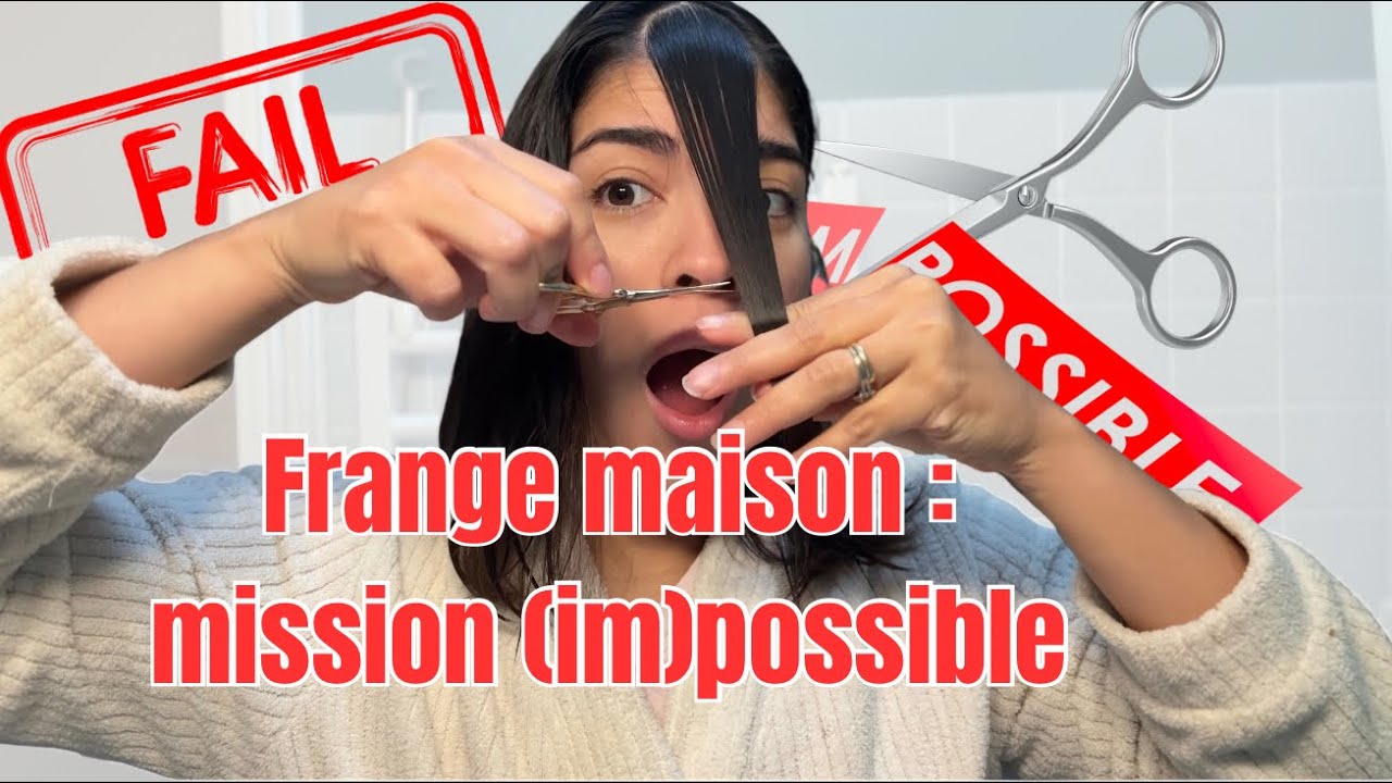 Je coupe ma frange… toute seule ! ✂️😱 