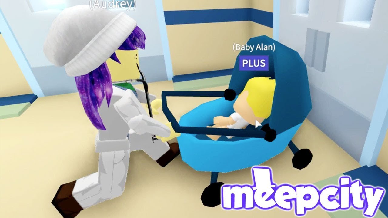 Baby Alan Visits the Hospital in Meep City Roblox Role Play