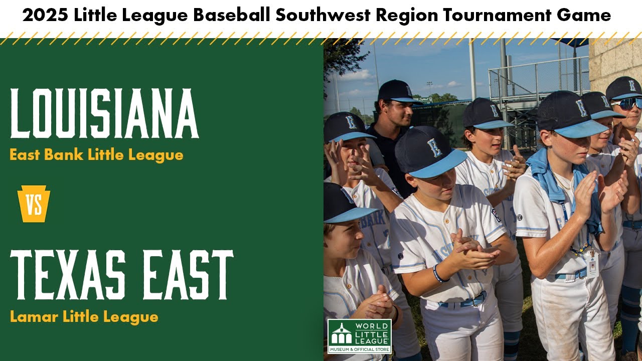 COMPETITIVE GAME Louisiana vs. Texas East | 2025 Little League Baseball Regionals ⚾️