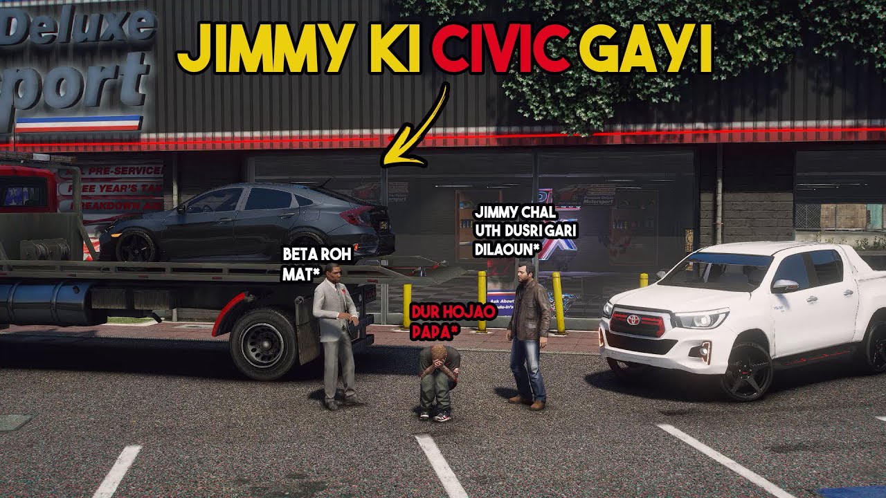 Jimmy Sold his Honda Civic 2020 | Real Life Mod | GTA 5 Pakistan