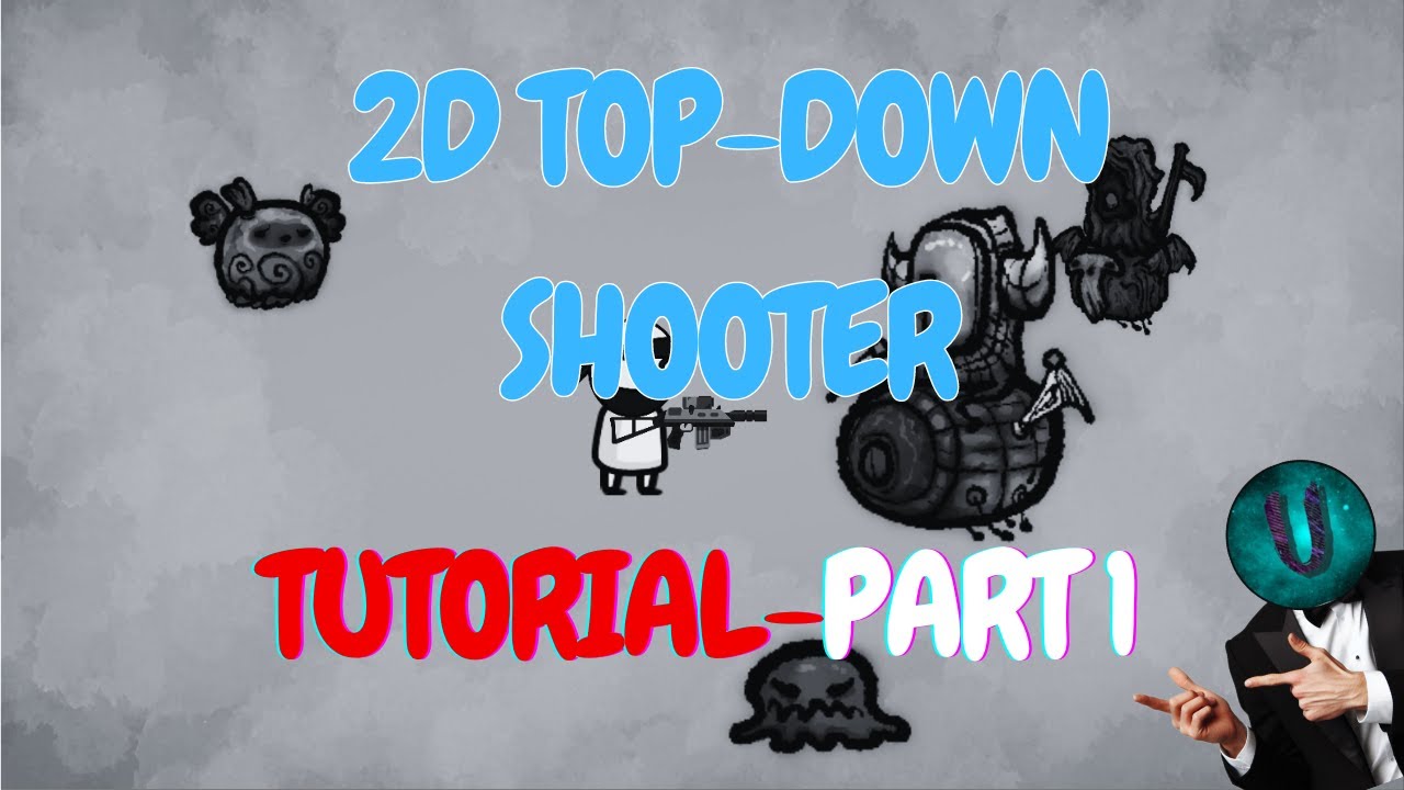 2D Top Down Shooter Game Tutorial - Player Movement & Dash Setup ( Part 1 )