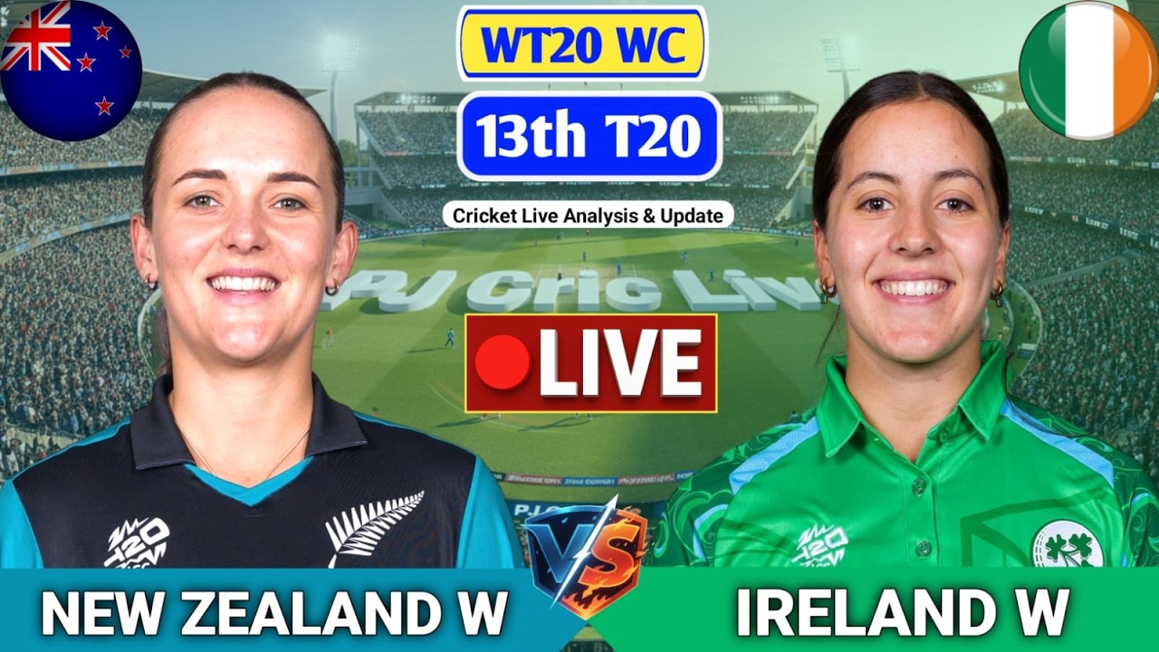 New Zealand Women Vs Ireland Women 13th T20 Match | Live Score Analysis & Discussion | NZW vs IREW