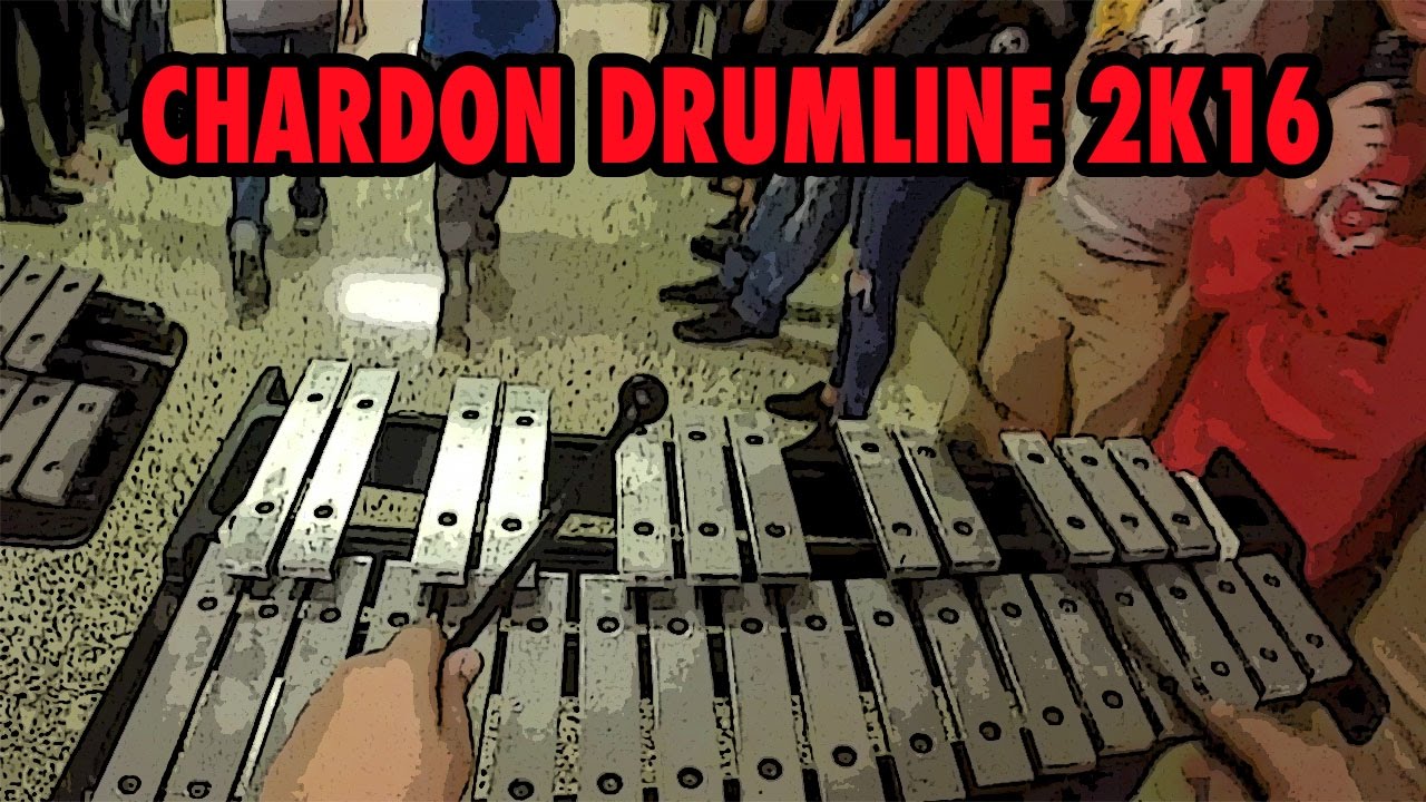 CHS Drumline Marching Through the Halls 2016.