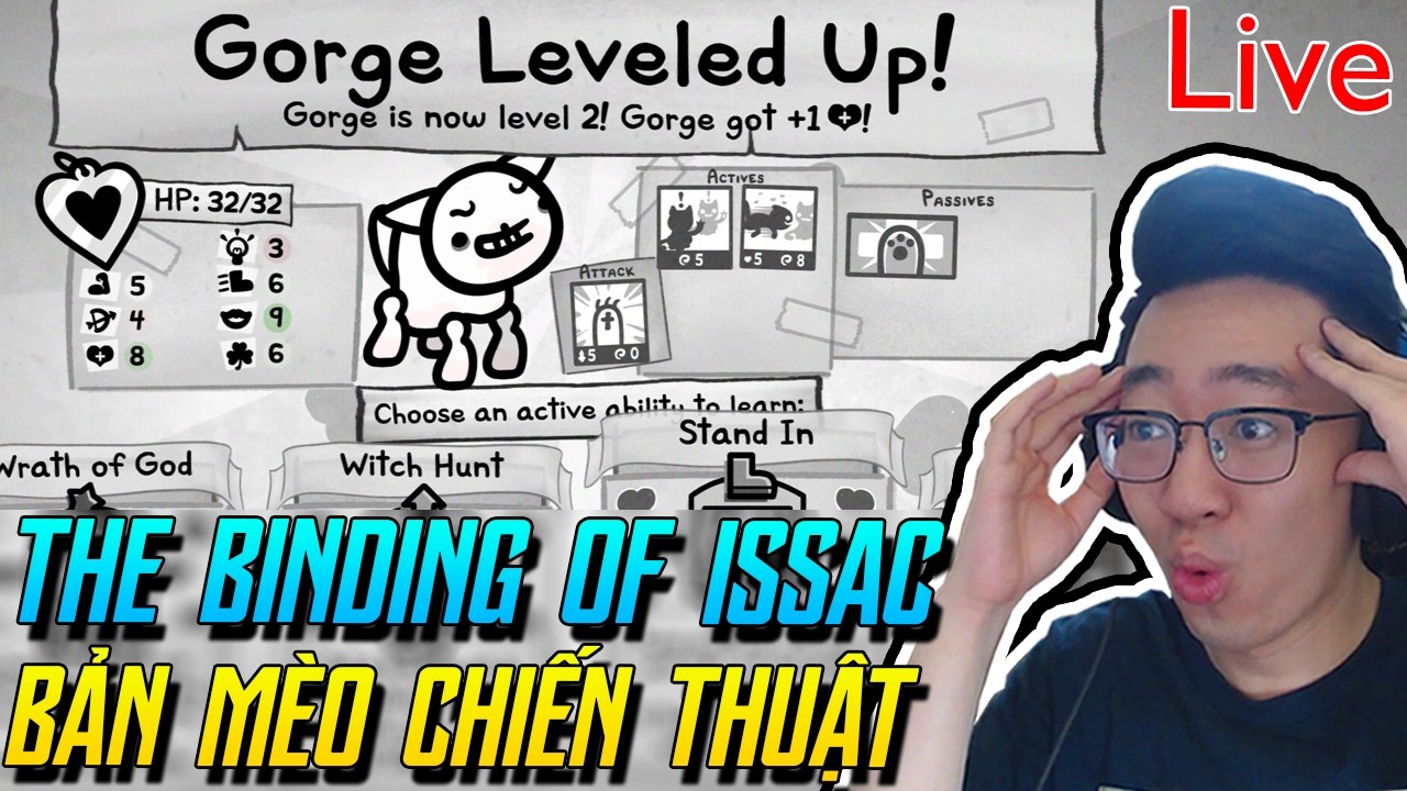 Game xây dựng đội quân mèo đột biến từ NSX Binding of Isaac - Mewgenics (10/2)