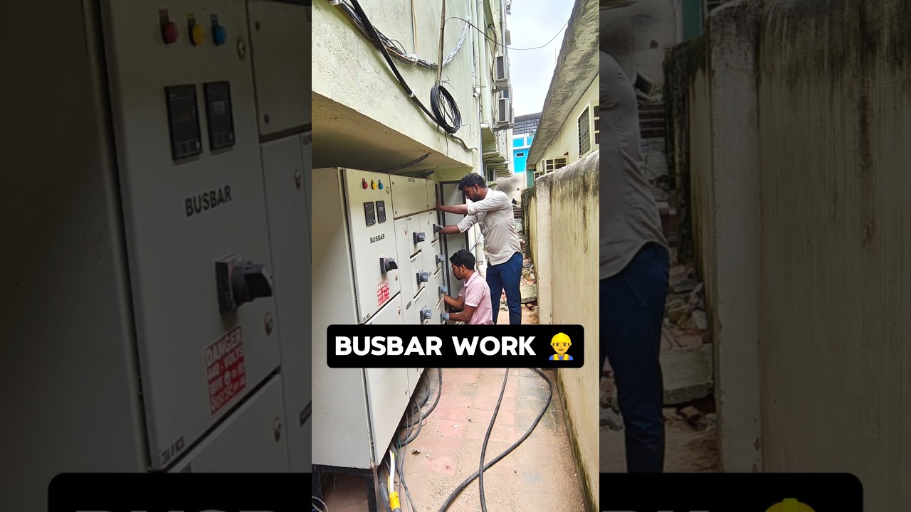 440Volt Busbar Connection | home | #shorts #busbar #electrical