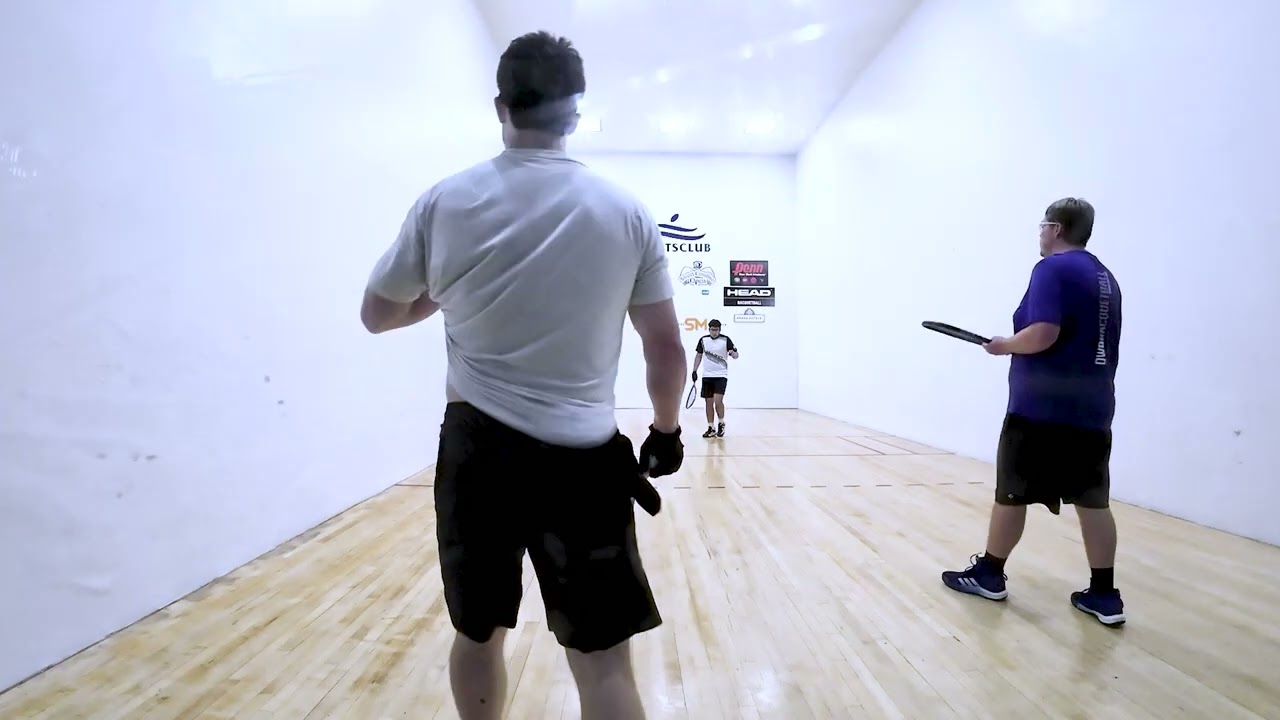 Sweet Caroline LPRT- Lan-Castro Vs Cunningham-Pruitt-Open Doubles Finals #sports #racquetball