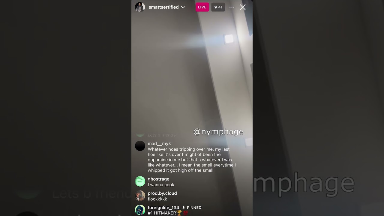 Smatt Sertified runs through beats on IG live! (BEATS FROM HIT RECORDS💿)@smattsertified