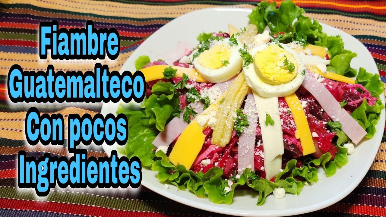 FIAMBRE🇬🇹/ Como Hacer FIAMBRE GUATEMALTECO/ FIAMBRE ROJO/ COMIDA GUATEMALTECA