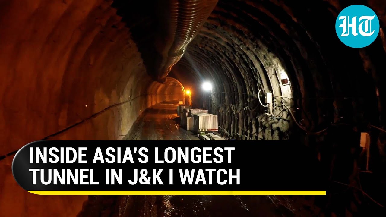 India builds Asia's largest tunnel in Kashmir; Gadkari calls it 'historic' | Watch Inside View