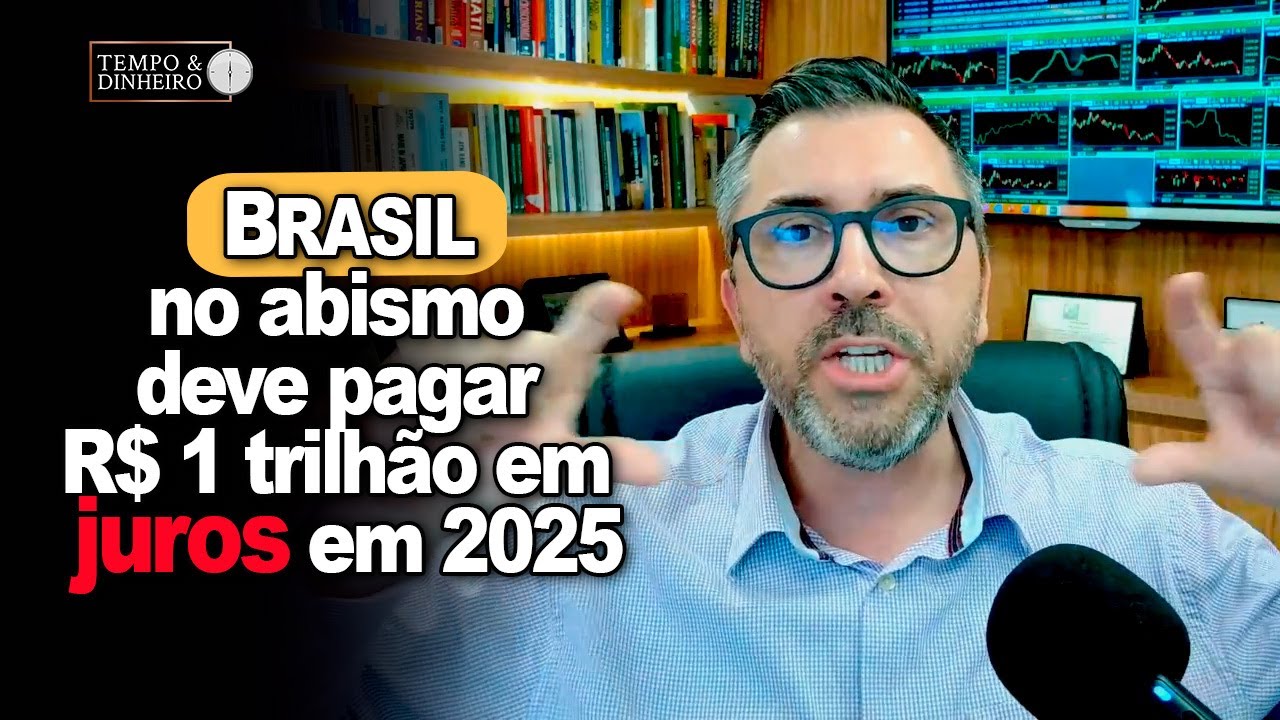 Brasil no abismo deve pagar R$1 trilhão em juros em 2025, projeta Antonio da Luz, economista