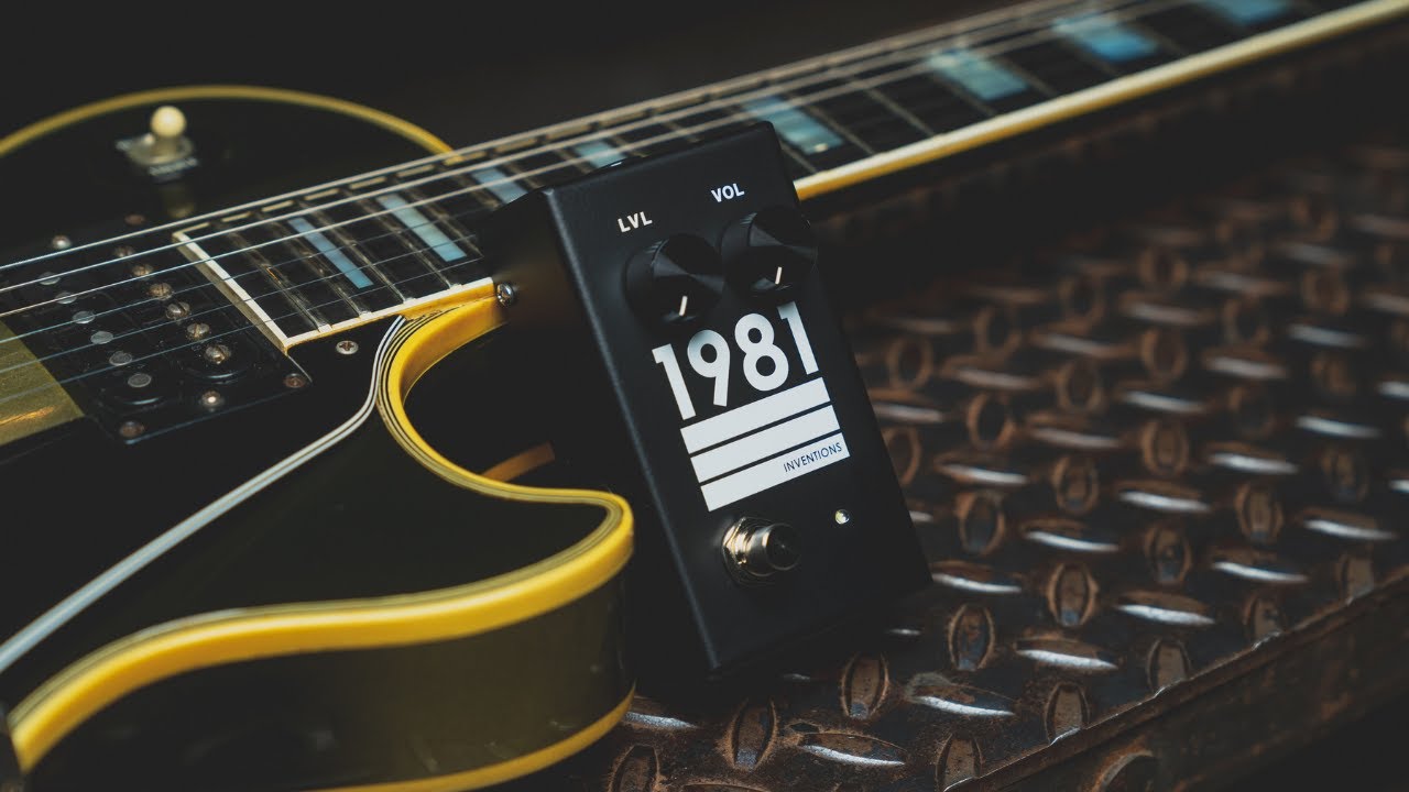 1981 Inventions LVL Full Range Overdrive Pedal Demo